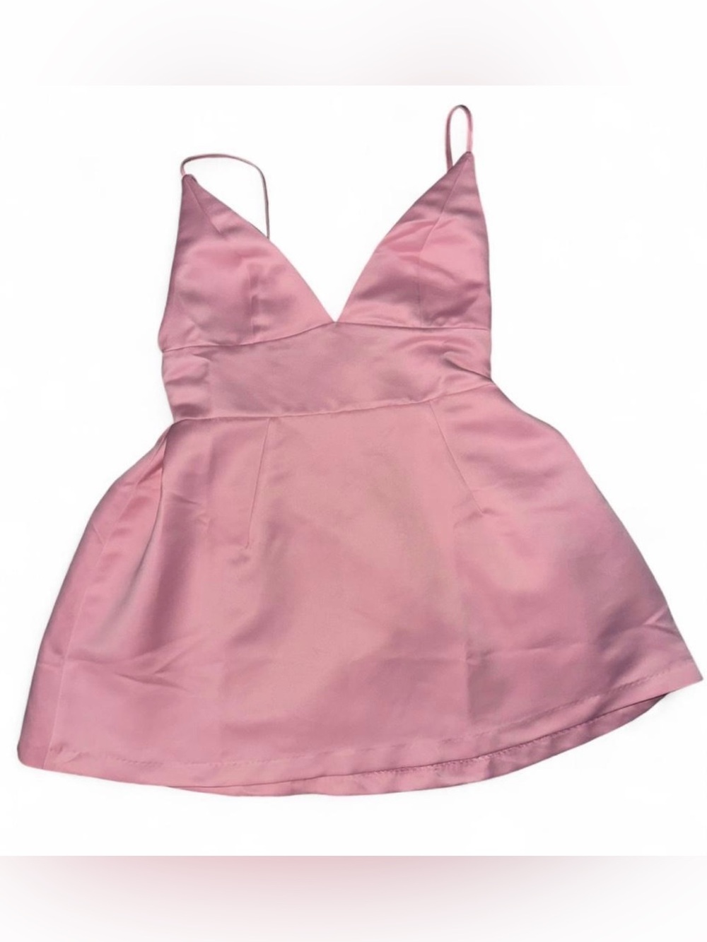 Pink mini dress